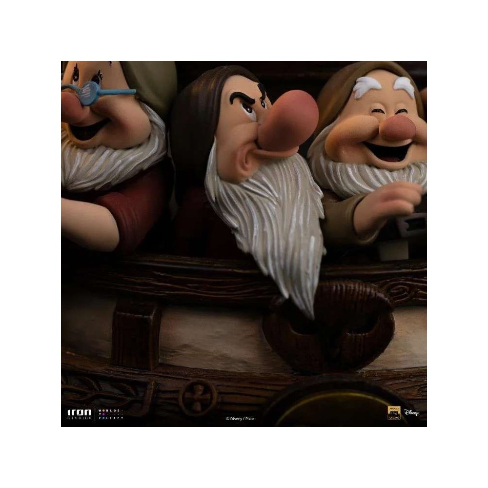 IRON STUDIOS SNOW WHITE AND THE SEVEN DWARVES ART SCALE DELUXE 1/10 STATUE FIGURE