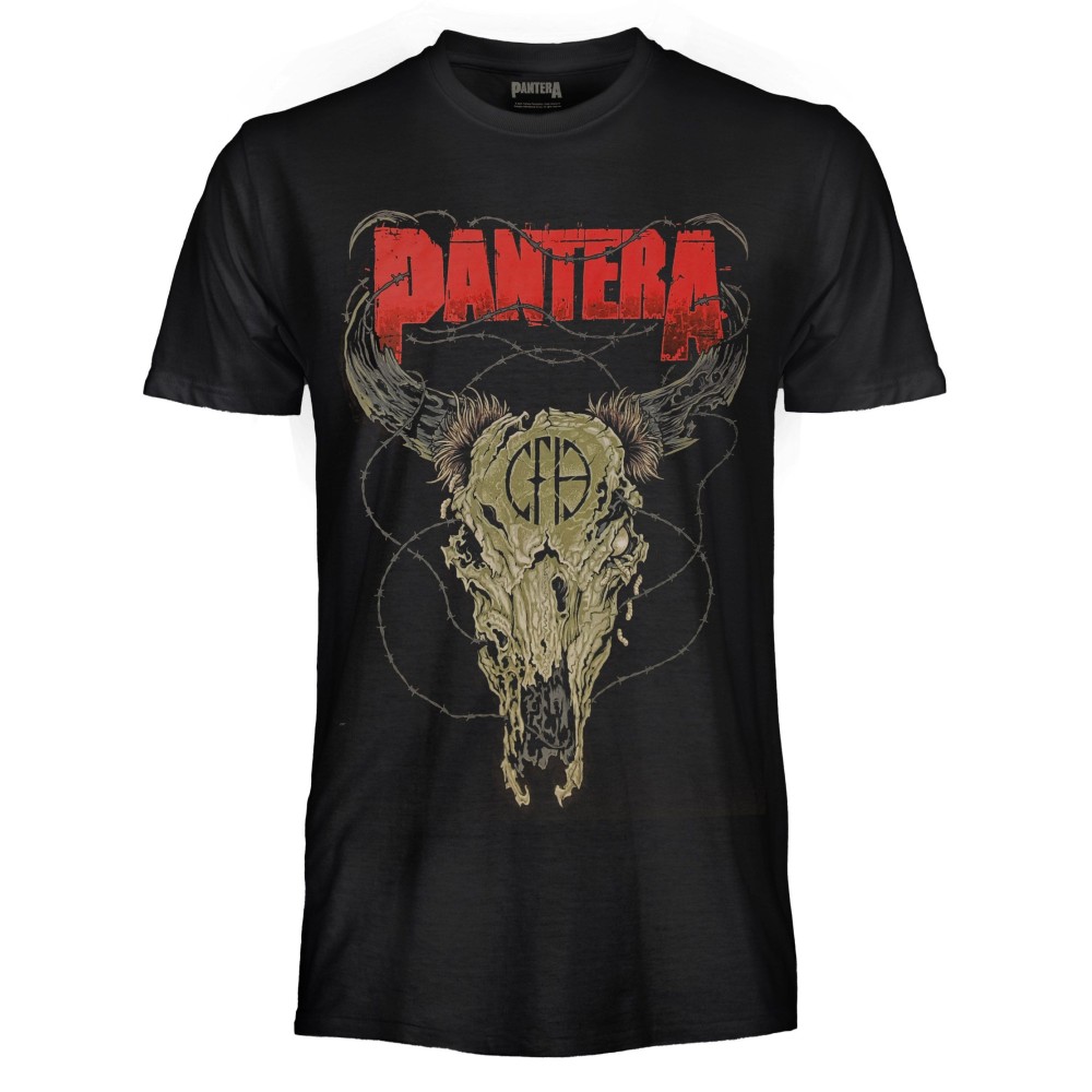 T SHIRT PANTERA STEER SKULL