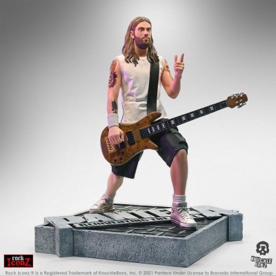 ROCK ICONZ PANTERA REINVENTING THE STEEL REX BROWN 22CM RESIN FIGURE STATUA KNUCKLEBONZ