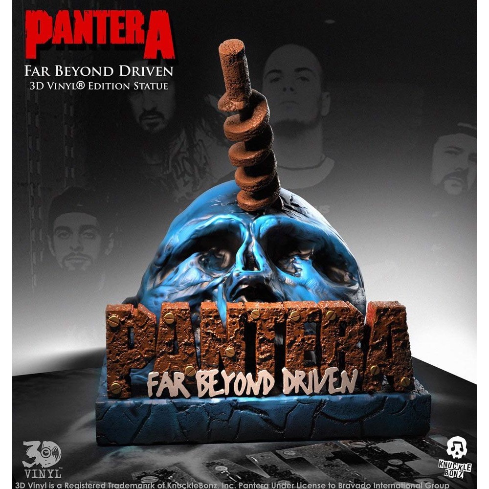 KNUCKLEBONZ PANTERA FAR BEYOND DRIVEN 3D VINYL 18CM RESIN FIGURE STATUE