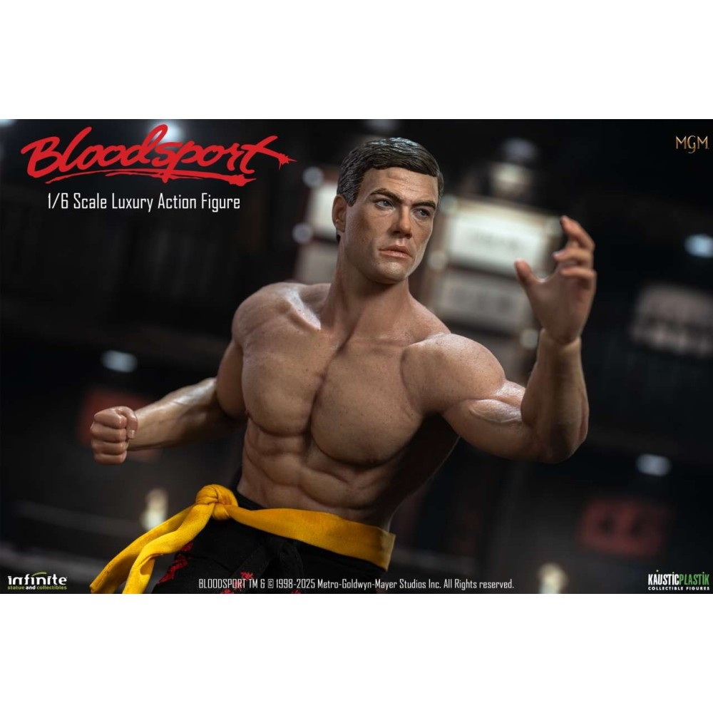 INFINITE STATUE BLOODSPORT FRANK DUX 1/6 SCALE LUXURY DELUXE ACTION FIGURE