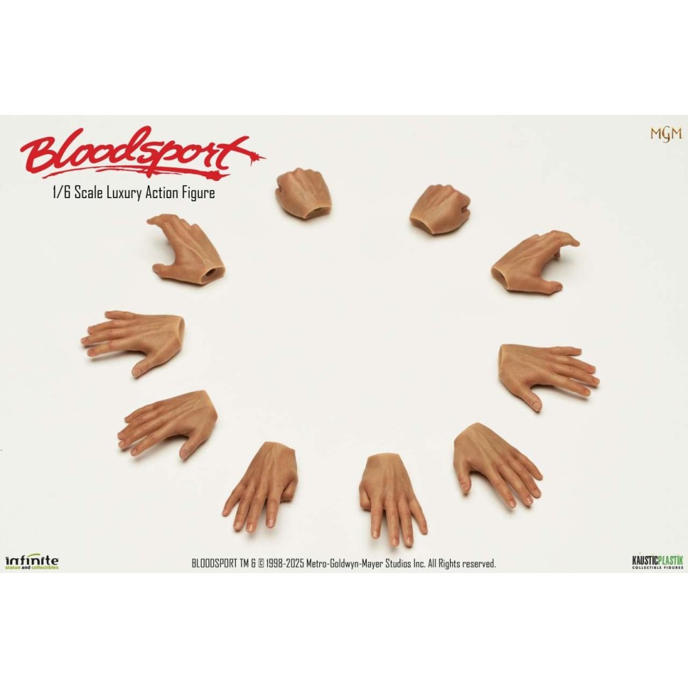 INFINITE STATUE BLOODSPORT FRANK DUX 1/6 SCALE LUXURY DELUXE ACTION FIGURE