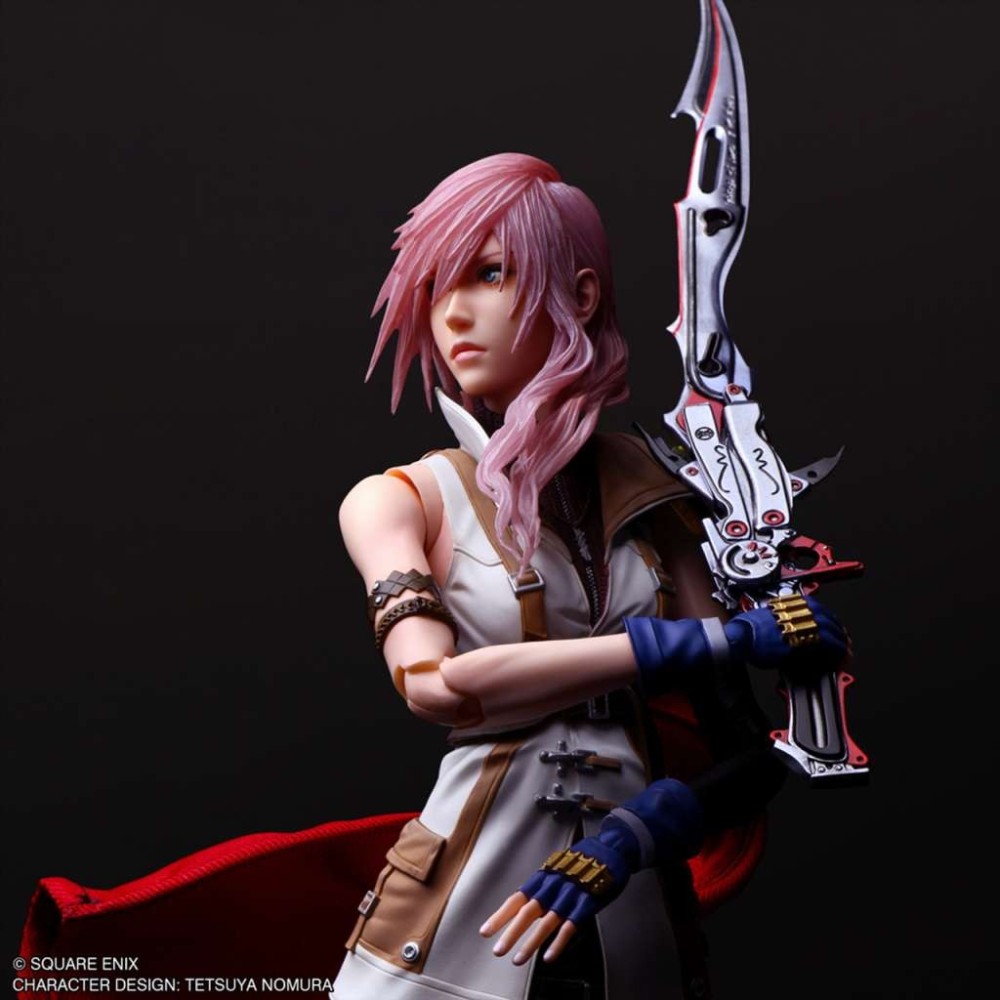 FINAL FANTASY 13 LIGHTNING PLAY ARTS SHIN ACTION FIGURE SQUARE ENIX