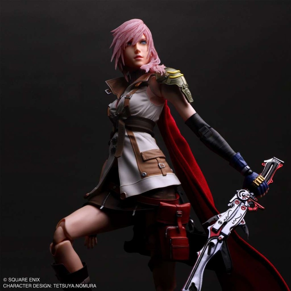 FINAL FANTASY 13 LIGHTNING PLAY ARTS SHIN ACTION FIGURE SQUARE ENIX