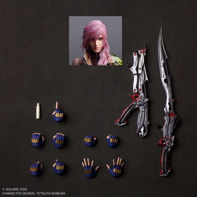 FINAL FANTASY 13 LIGHTNING PLAY ARTS SHIN ACTION FIGURE SQUARE ENIX