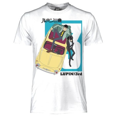 T SHIRT LUPIN THE THIRD JIGEN FIAT 500