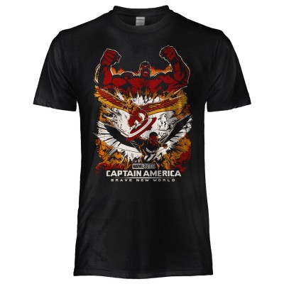 T SHIRT MARVEL CAPTAIN AMERICA BRAVE NEW WORLD
