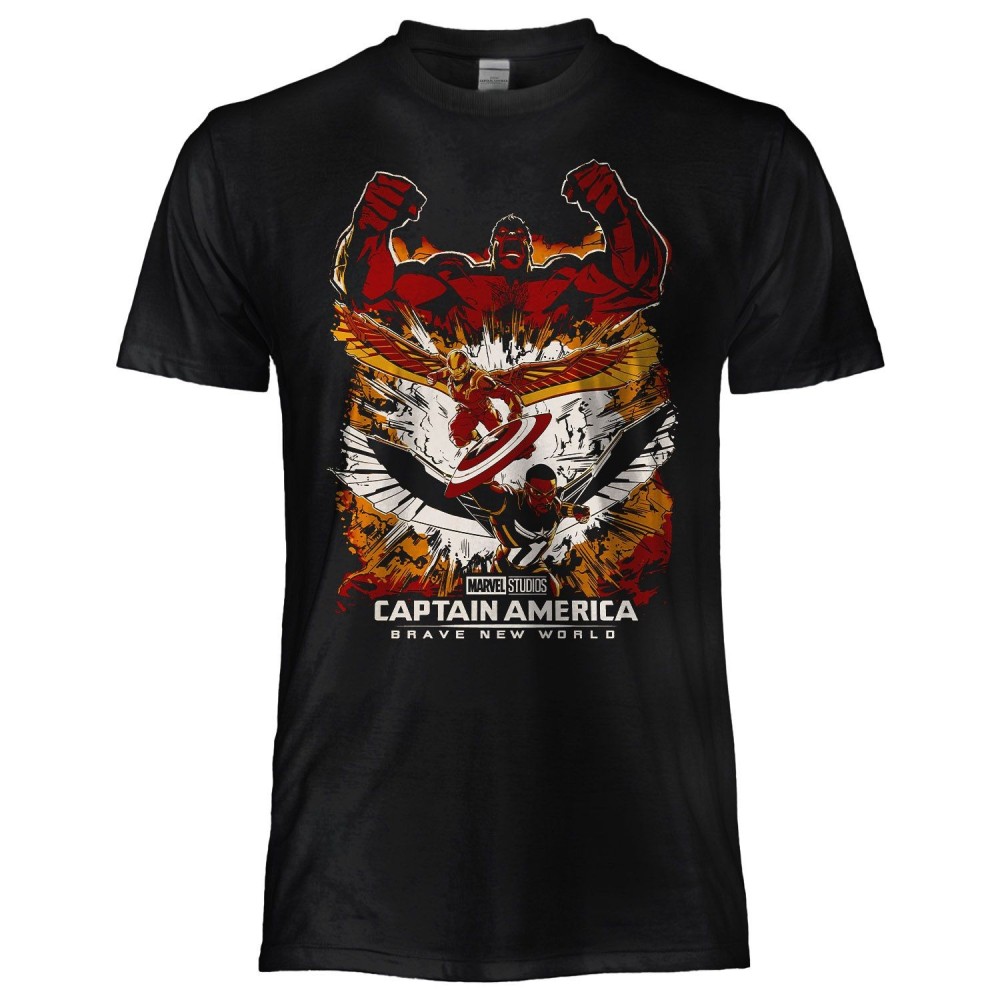 T SHIRT MARVEL CAPTAIN AMERICA BRAVE NEW WORLD
