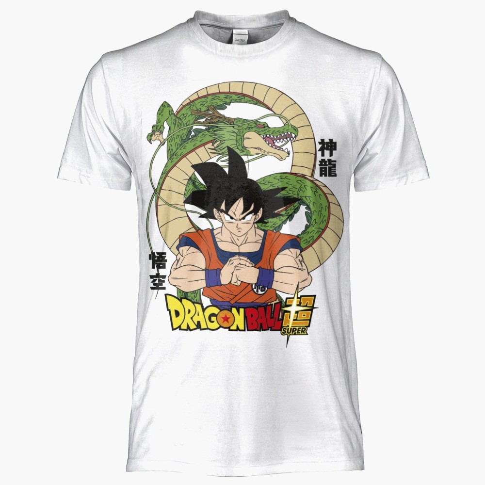 MAGLIA T SHIRT DRAGONBALL SUPER GOKU SHENRON
