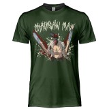MAGLIA T SHIRT CHAINSAW MAN VERDE