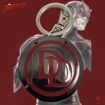 SEMIC MARVEL DAREDEVIL LOGO METAL KEYCHAIN