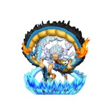 MEGAHOUSE PETITRAMA ONE PIECE LOGBOX REBIRTH GEAR FIFTH SPECIAL SET 4X PVC MINI FIGURES