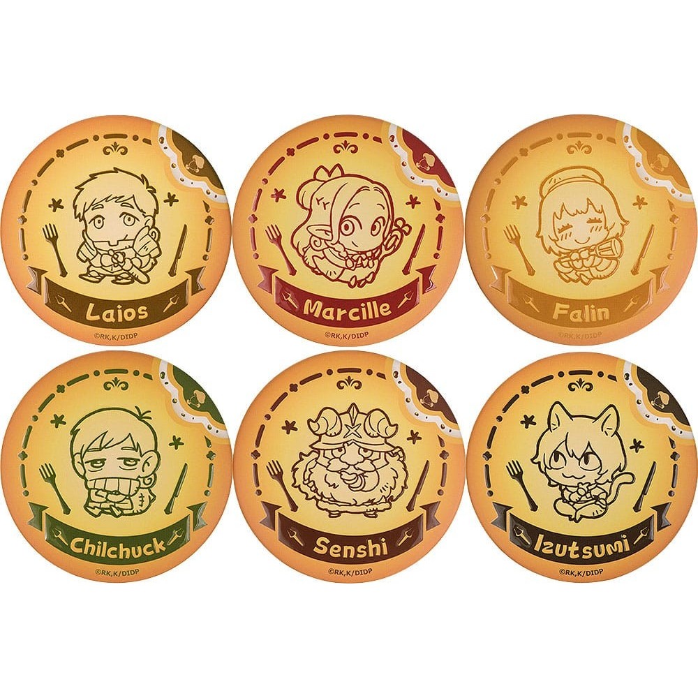 GOOD SMILE COMPANY DELICIOUS IN DUNGEON PINBACK BUTTON SET 6X PINS