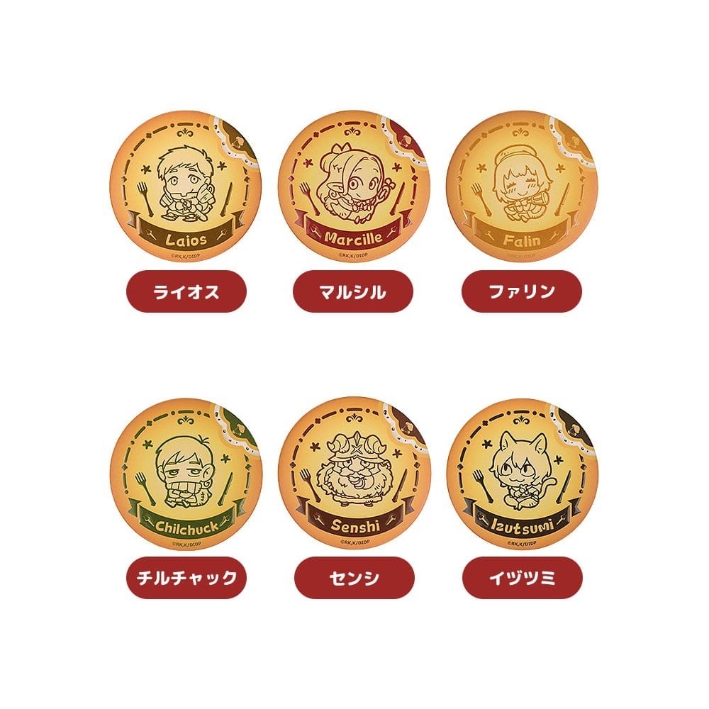 GOOD SMILE COMPANY DELICIOUS IN DUNGEON PINBACK BUTTON SET 6X PINS