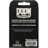 DOOM ETERNAL DOOM SLAYER ENAMEL PIN BADGE LIMITED EDITION SPILLA SMALTATA FANATTIK