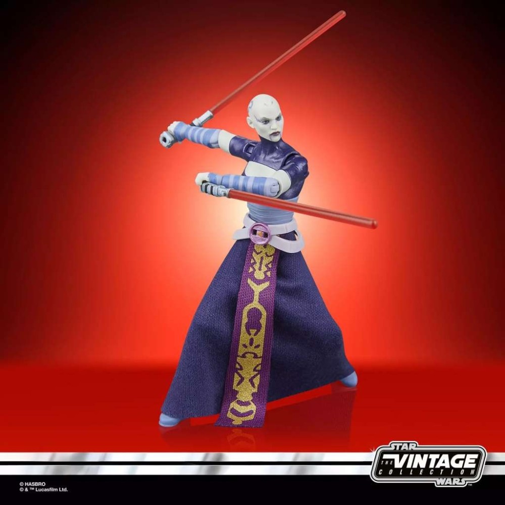 HASBRO STAR WARS THE VINTAGE COLLECTION THE CLONE WARS ASAJJ VENTRESS ACTION FIGURE