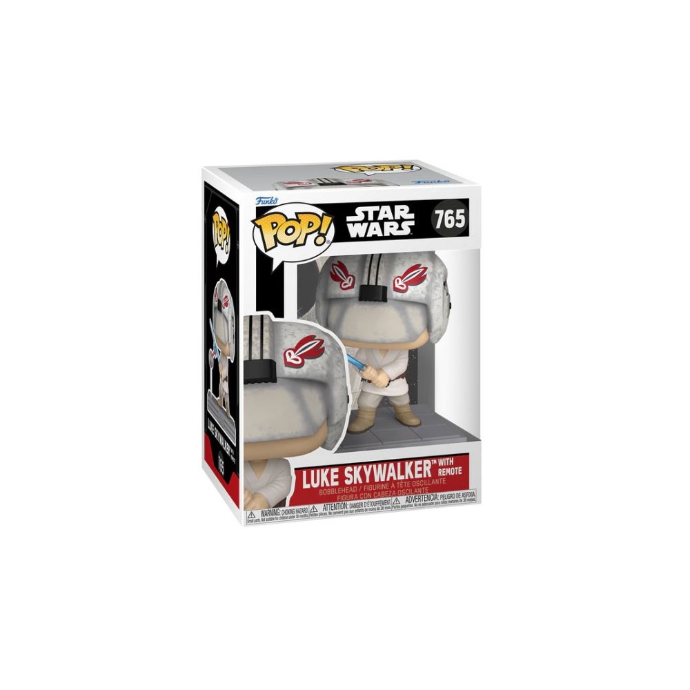 FUNKO FUNKO POP! STAR WARS 765 LUKE SKYWALKER WITH REMOTE BOBBLE HEAD FIGURE