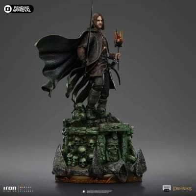 IRON STUDIOS THE LORD OF THE RINGS ARAGORN UNLEASHED ART SCALE 1/10 STATUE FIGURE