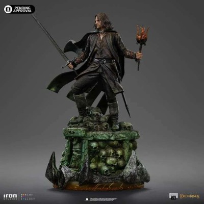 IL SIGNORE DEGLI ANELLI ARAGORN UNLEASHED ART SCALE 1/10 STATUA FIGURE IRON STUDIOS