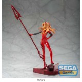 SEGA GOODS EVANGELION 3.0+1.0 ASUKA SHIKINAMI LANGLEY SPEAR OF CASSIUS LUMINASTA STATUE PVC FIGURE