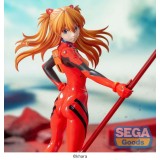 SEGA GOODS EVANGELION 3.0+1.0 ASUKA SHIKINAMI LANGLEY SPEAR OF CASSIUS LUMINASTA STATUE PVC FIGURE