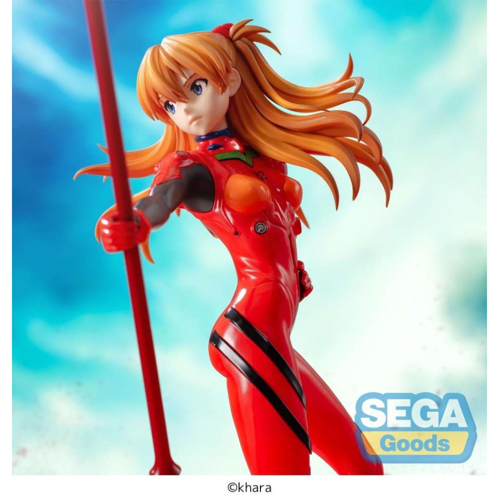 EVANGELION 3.0+1.0 ASUKA SHIKINAMI LANGLEY SPEAR OF CASSIUS LUMINASTA STATUA FIGURE SEGA GOODS