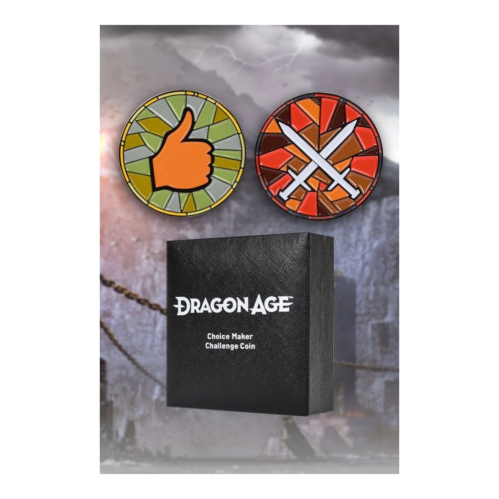 DRAGON AGE COIN CHOICE MAKER CHALLENGE COIN REPLICA DEVPLUS