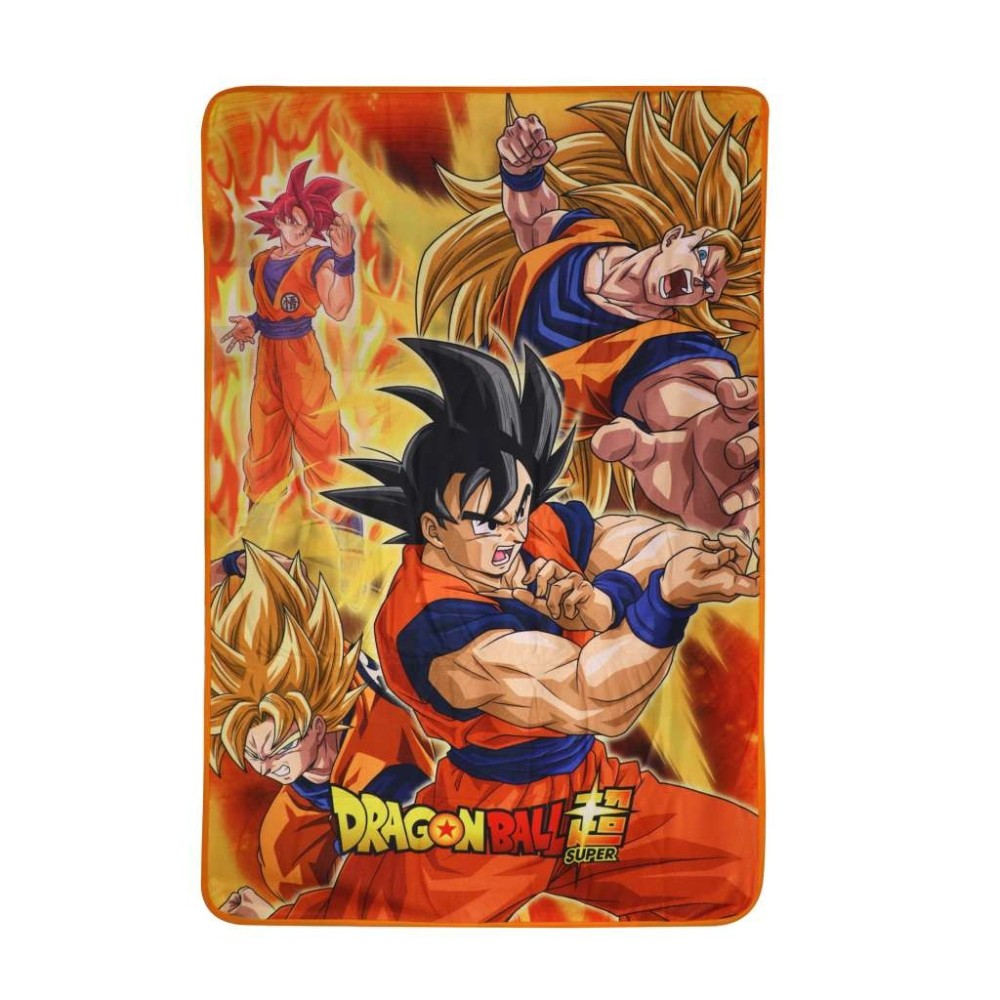 SD TOYS DRAGON BALL SUPER BATTLE OF GODS GOKU FLEECE BLANKET 100X150CM
