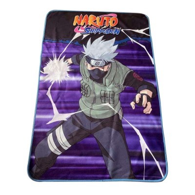 NARUTO SHIPPUDEN KAKASHI COPERTA IN PILE POLAR 100X150CM SD TOYS