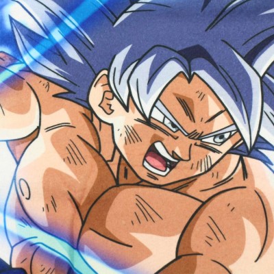DRAGON BALL SUPER UNIVERSE SURVIVAL GOKU COPERTA IN PILE 100X150CM SD TOYS
