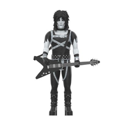 SUPER7 MOTLEY CRUE REACTION MICK MARS SHOUT AT THE DEVIL B&W ACTION FIGURE