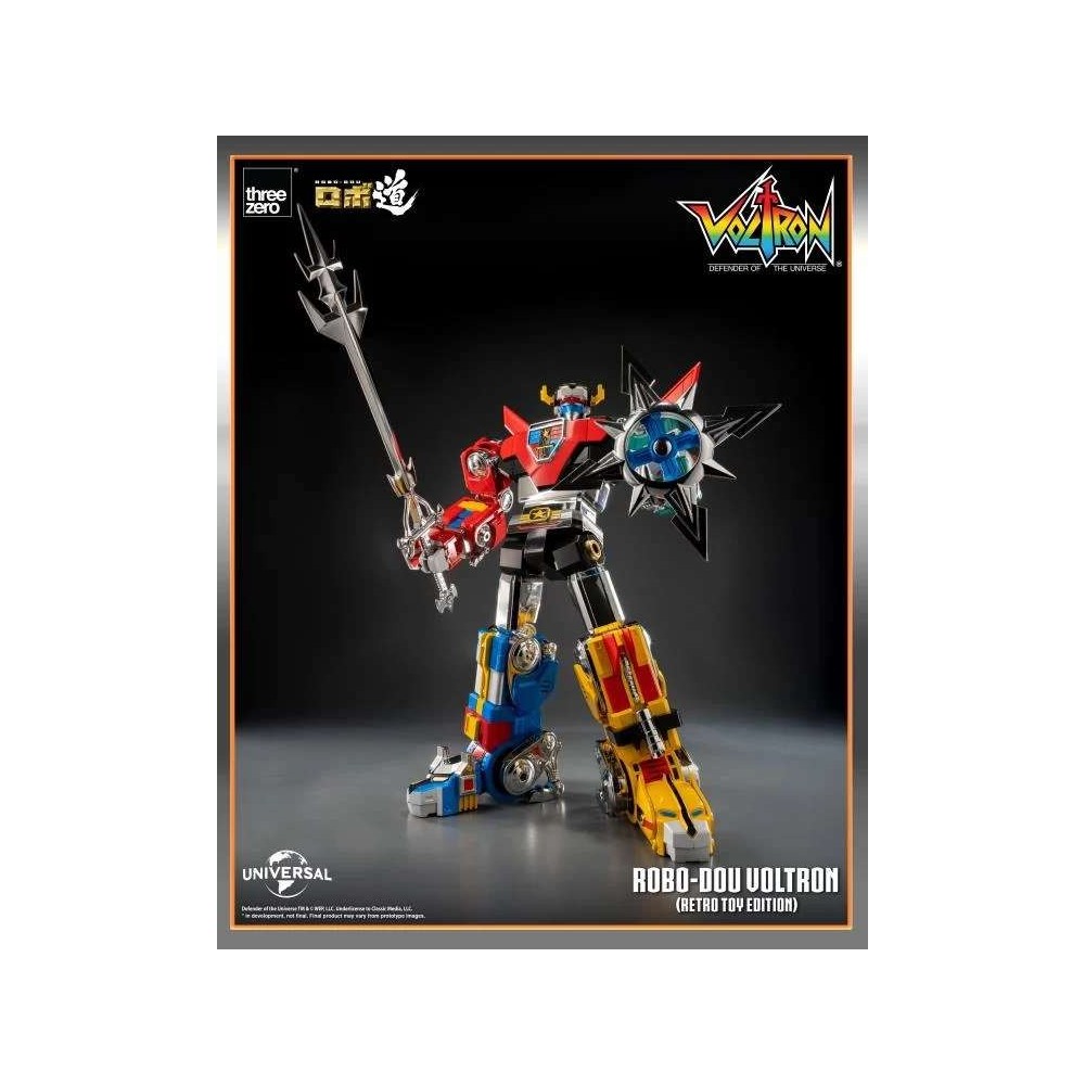 THREEZERO ROBO-DOU VOLTRON RETRO TOY EDITION 27CM ACTION FIGURE