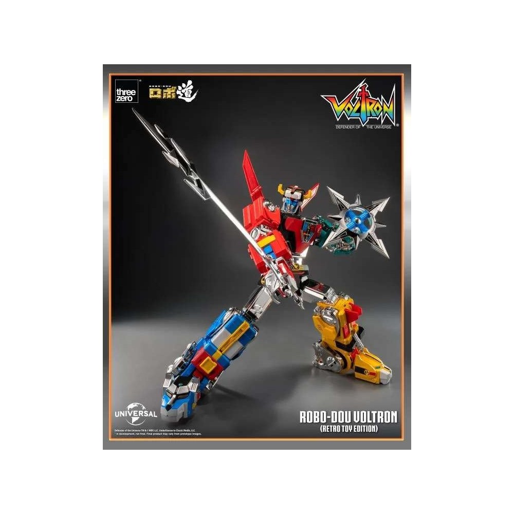 THREEZERO ROBO-DOU VOLTRON RETRO TOY EDITION 27CM ACTION FIGURE