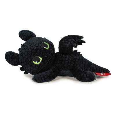 PLAY BY PLAY HOW TO TRAIN YOUR DRAGON NIGHTFURY TOOTHLESS LYING VER PLUSH 30CM