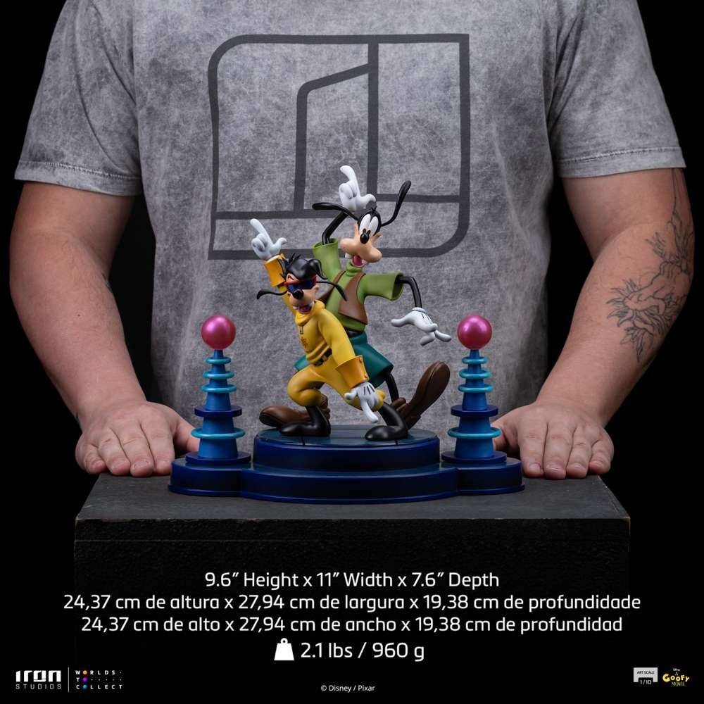 IRON STUDIOS A GOOFY MOVIE GOOFY and MAX ART SCALE 1/10 STATUE FIGURE