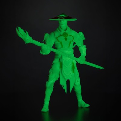 MC FARLANE MORTAL KOMBAT 1 RAIDEN GLOWING IN THE DARK GOLD LABEL 18CM ACTION FIGURE