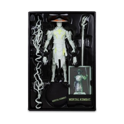MORTAL KOMBAT 1 RAIDEN GLOWING GOLD LABEL ACTION FIGURE MC FARLANE