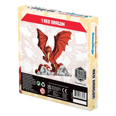 D&D ICONS OF THE REALMS RED DRAGON GAMELINGS MINIATURE FIGURE WIZKIDS
