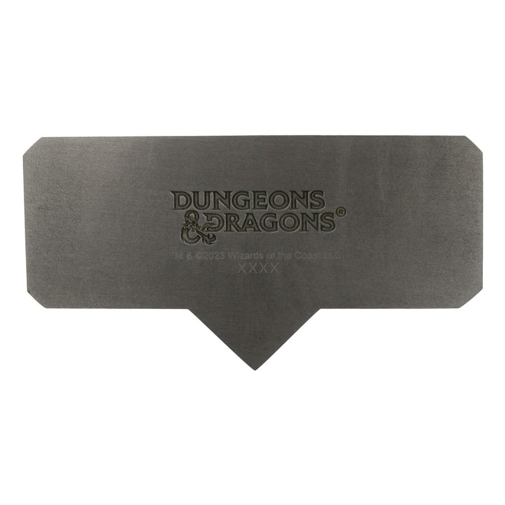 FANATTIK DUNGEONS AND DRAGONS MITHRAL HALL CREST REPLICA INGOT