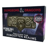 FANATTIK DUNGEONS AND DRAGONS MITHRAL HALL CREST REPLICA INGOT