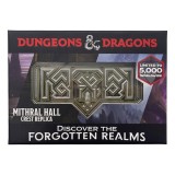 FANATTIK DUNGEONS AND DRAGONS MITHRAL HALL CREST REPLICA INGOT