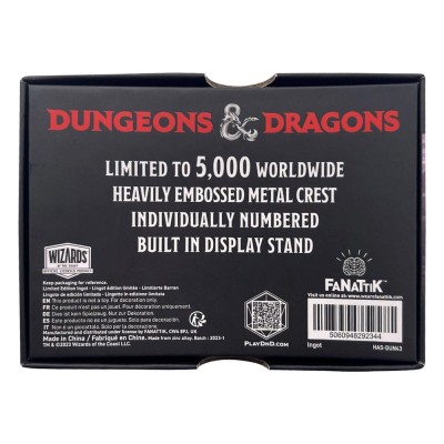 DUNGEONS AND DRAGONS MITHRAL HALL CREST REPLICA LINGOTTO FANATTIK