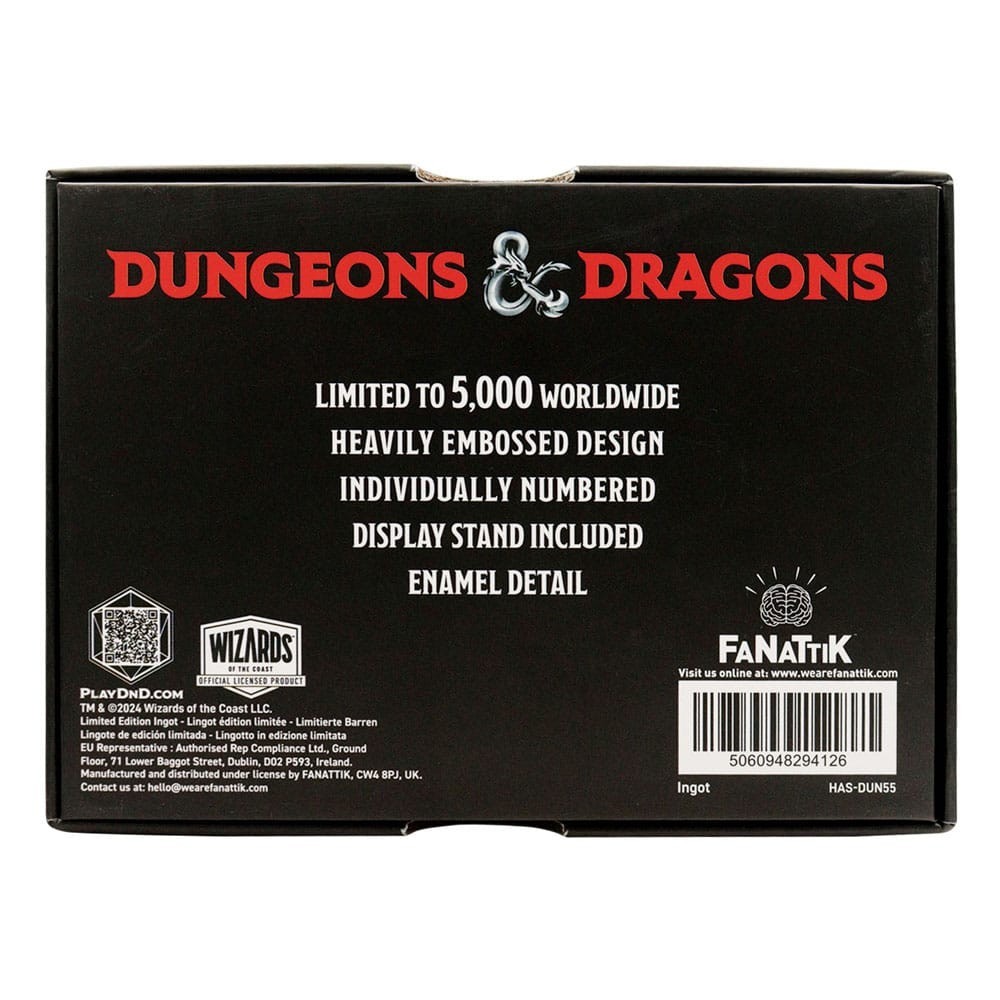FANATTIK DUNGEONS AND DRAGONS DISPLACER BEAST REPLICA INGOT