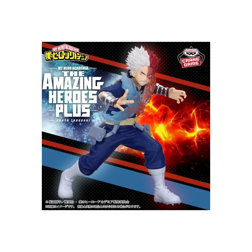 MY HERO ACADEMIA SHOTO TODOROKI THE AMAZING HEROES PLUS STATUA FIGURE BANPRESTO