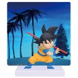 DRAGON BALL DAIMA SON GOKU MINI WITH PANEL STATUA FIGURE BANPRESTO