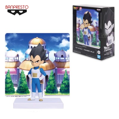 BANPRESTO copy of DRAGON BALL DAIMA VEGETA MINI WITH PANEL STATUE FIGURE