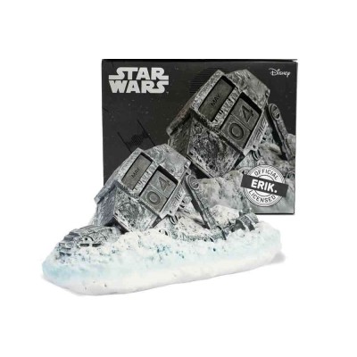 STAR WARS AT-AT WALKER DESTROYED 3D CALENDARIO PERPETUO FIGURE DIORAMA GRUPO ERIK