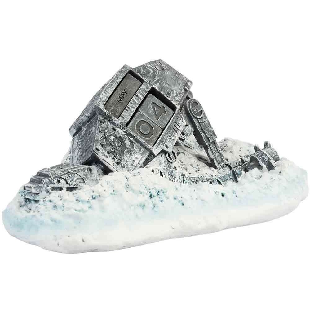 GRUPO ERIK STAR WARS AT-AT WALKER DESTROYED PERPETUAL CALENDAR FIGURE DIORAMA