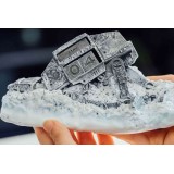 STAR WARS AT-AT WALKER DESTROYED 3D CALENDARIO PERPETUO FIGURE DIORAMA GRUPO ERIK