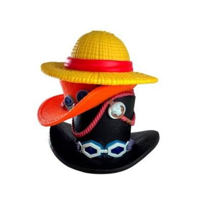 PLASTOY ONE PIECE STACK OF HATS COIN BANK